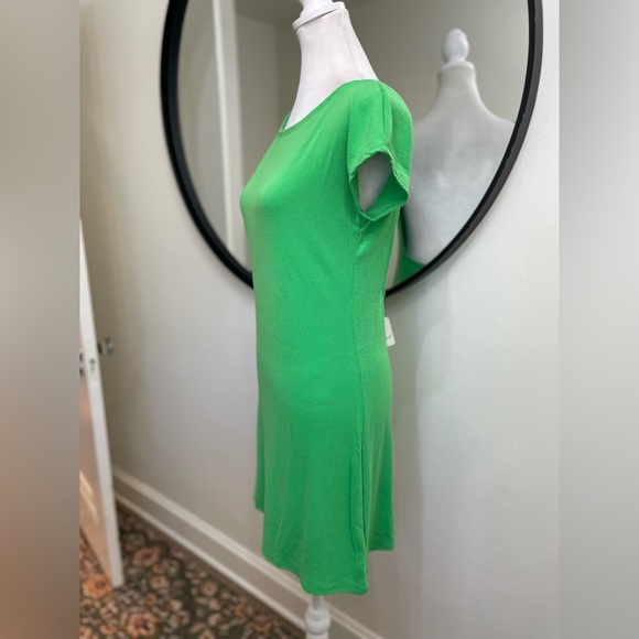 NWT Free People Beach Rosalia Jersey Low Back Mini Dress Emerald Bay Size Small - Picture 8 of 9